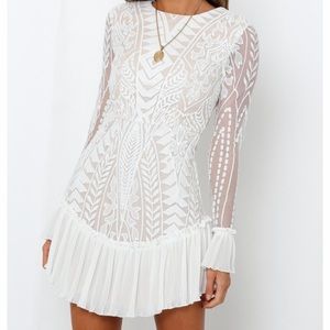 White long sleeve dress from Hello Molly